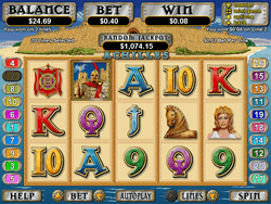 Screenshot of Achilles Slot Game