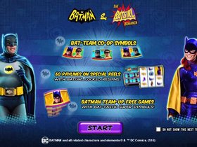 Batman and the Bat Girl Bonanza Payscreen