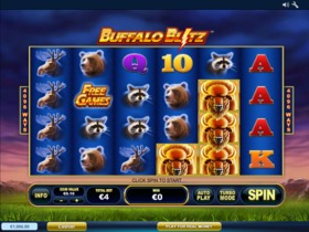 Buffalo Blitsz Slot Main Screen