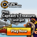 Play Captains Treasure Slot at Casino.com Playtech casino