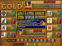 Cleopatras Gold Slot Payouts