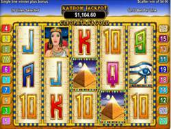 Cleopatras Gold Slot Main Screen