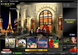 Euro City Casino Lobby